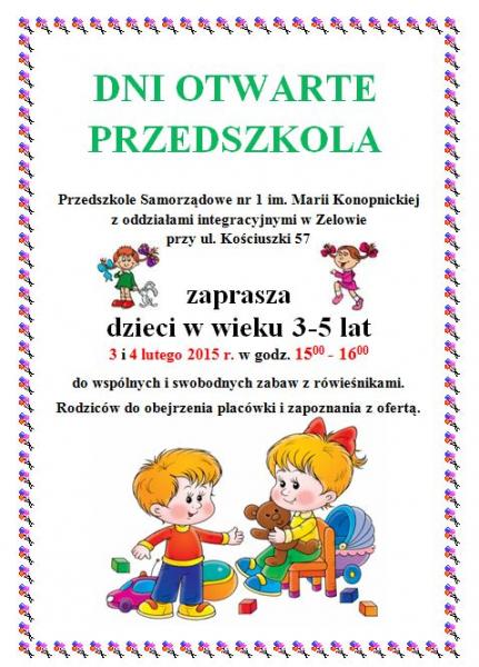 Dni Otwarte w PS 1 Dni Otwarte w PS 1