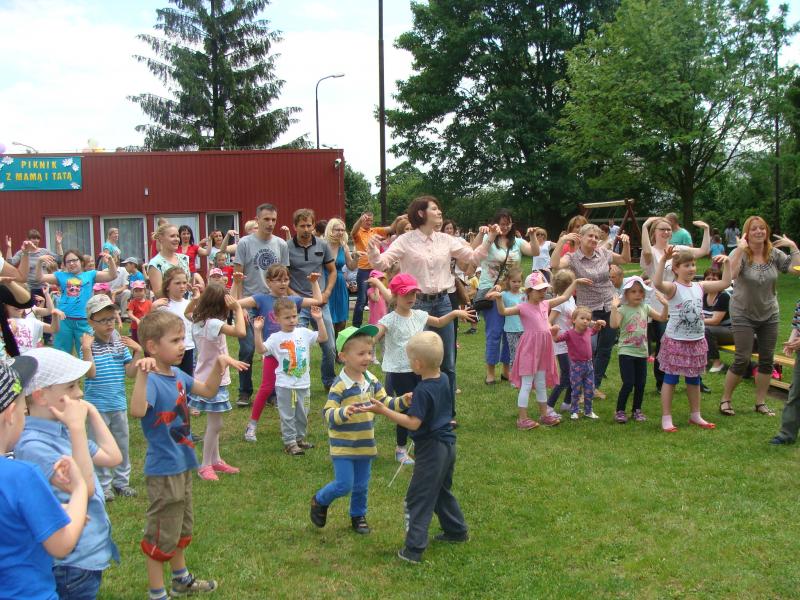 piknik z mamą i tatą
