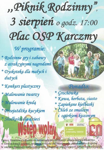 Piknik Rodzinny w Karczmach