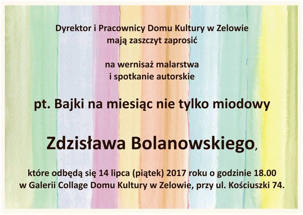 wernisaż malarstwa Bonisławski