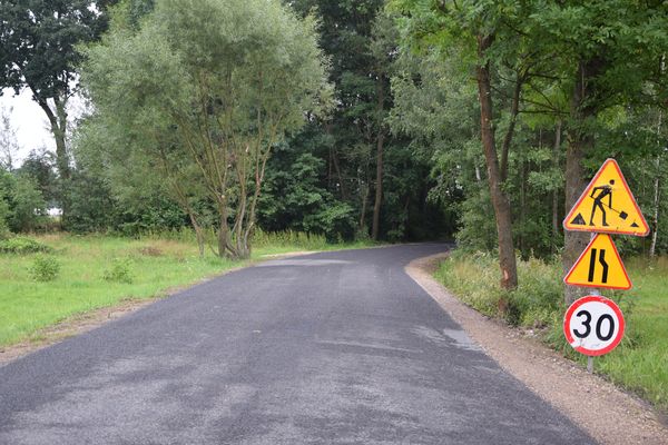 remont drogi w Zagłówkach