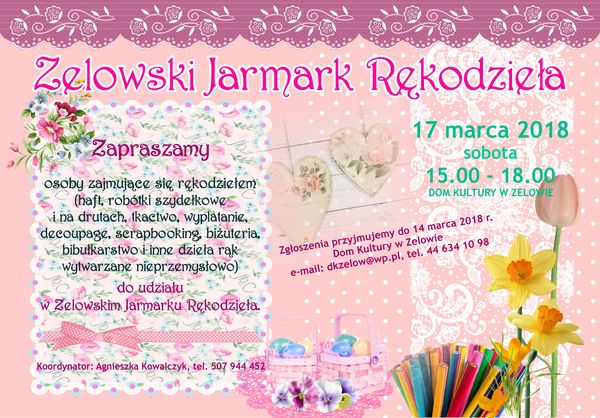 zelowski jarmark rękodzieła