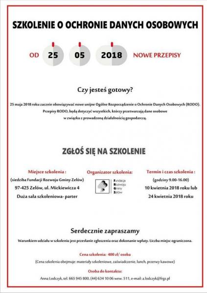 szkolenie RODO
