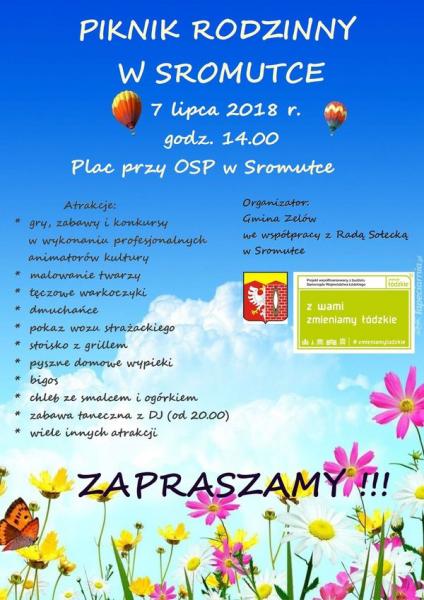 piknik rodzinny w Sromutce