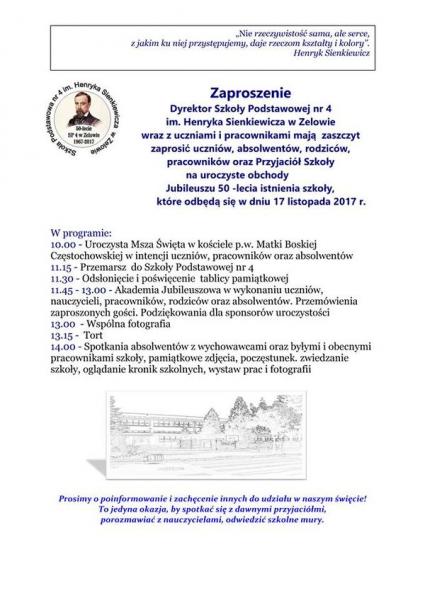 program 50-lecia SP nr 4