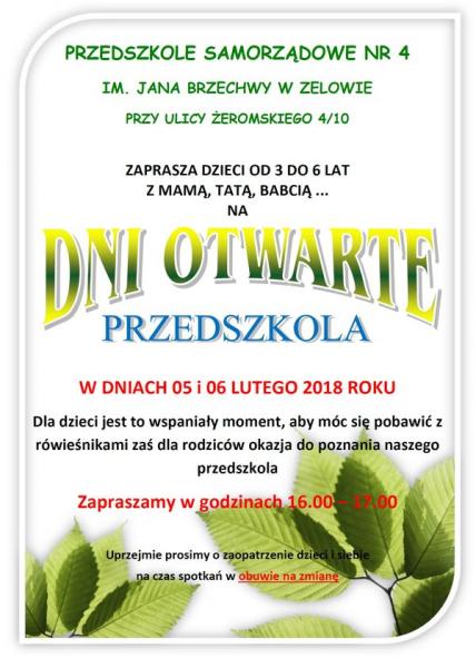 zapisy do PS nr 4